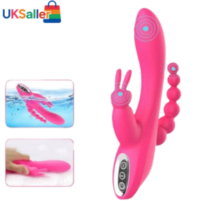 360 Rotation Rabbit Vibrator – Waterproof & Rechargeable